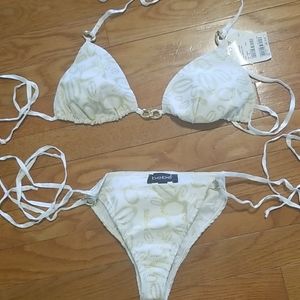 BEBE LOGO XS Bikini NEW!